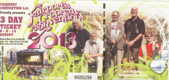 Fairport's Cropredy Convention - Festival Ticket - 2013